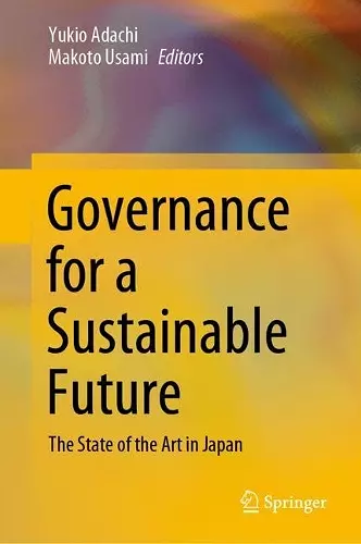 Governance for a Sustainable Future cover