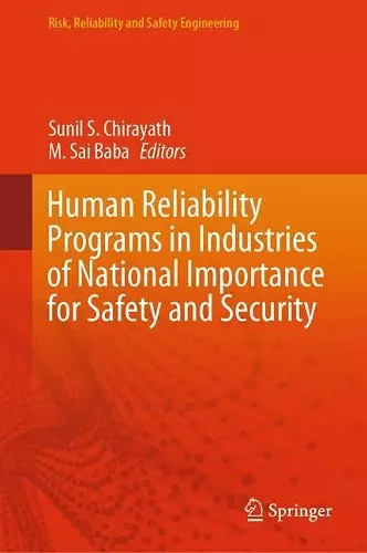 Human Reliability Programs in Industries of National Importance for Safety and Security cover