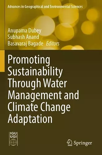 Promoting Sustainability Through Water Management and Climate Change Adaptation cover