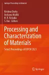 Processing and Characterization of Materials cover