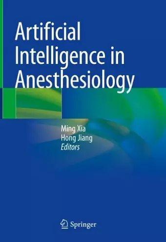 Artificial Intelligence in Anesthesiology cover