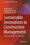 Sustainable Innovations in Construction Management cover