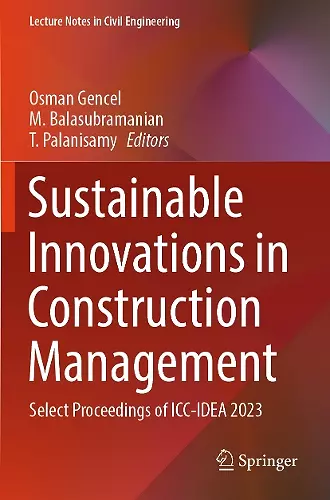 Sustainable Innovations in Construction Management cover