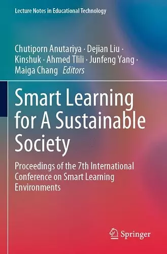 Smart Learning for A Sustainable Society cover