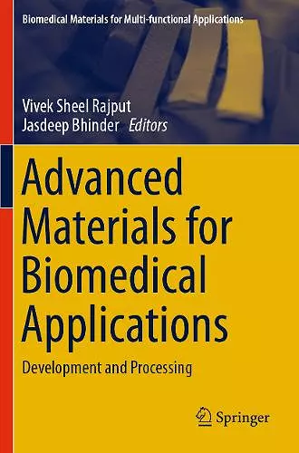 Advanced Materials for Biomedical Applications cover