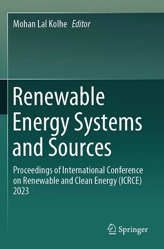 Renewable Energy Systems and Sources cover
