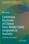 Continuous Disclosure of Chinese Cross-Border Listed Companies in Australia cover