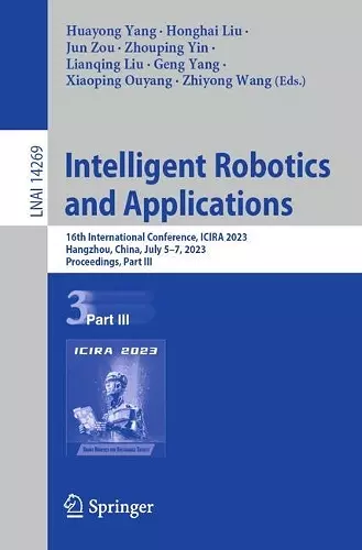 Intelligent Robotics and Applications cover