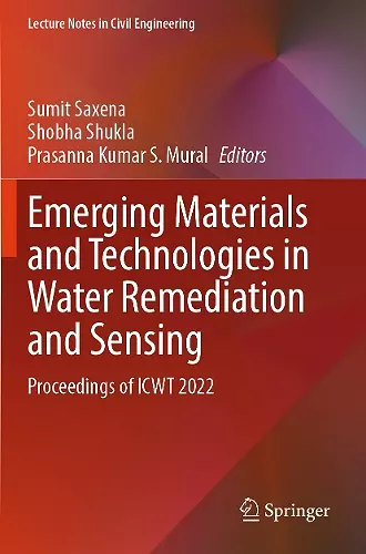 Emerging Materials and Technologies in Water Remediation and Sensing cover