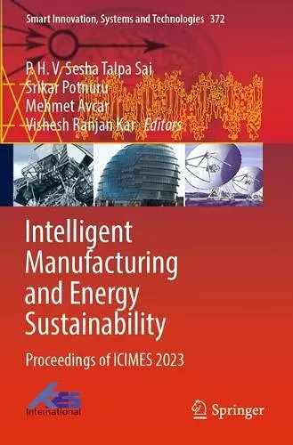 Intelligent Manufacturing and Energy Sustainability cover