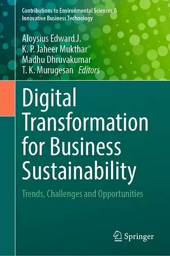 Digital Transformation for Business Sustainability cover