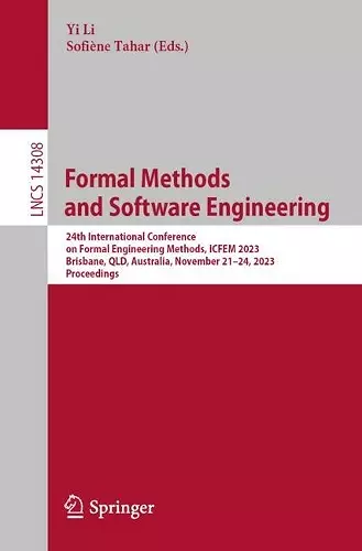 Formal Methods and Software Engineering cover