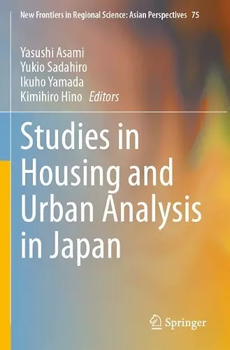 Studies in Housing and Urban Analysis in Japan cover