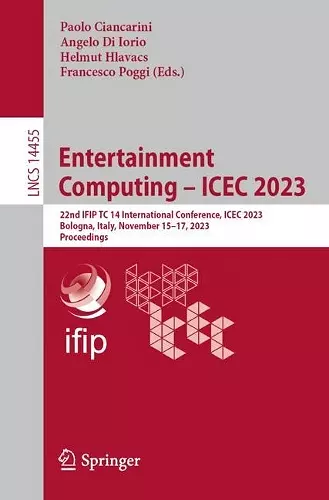 Entertainment Computing – ICEC 2023 cover