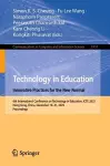 Technology in Education. Innovative Practices for the New Normal cover