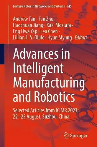 Advances in Intelligent Manufacturing and Robotics cover