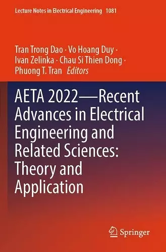 AETA 2022—Recent Advances in Electrical Engineering and Related Sciences: Theory and Application cover