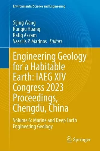 Engineering Geology for a Habitable Earth: IAEG XIV Congress 2023 Proceedings, Chengdu, China cover