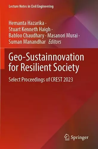 Geo-Sustainnovation for Resilient Society cover