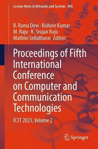 Proceedings of Fifth International Conference on Computer and Communication Technologies cover