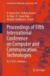 Proceedings of Fifth International Conference on Computer and Communication Technologies cover