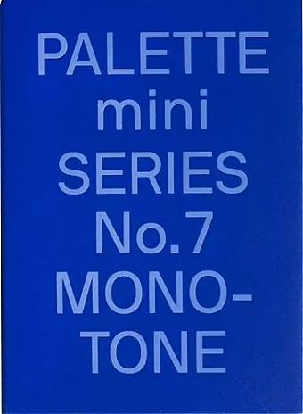PALETTE mini 07: Monotone cover