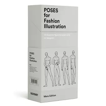 Poses for Fashion Illustration - Mens (Card Box) cover
