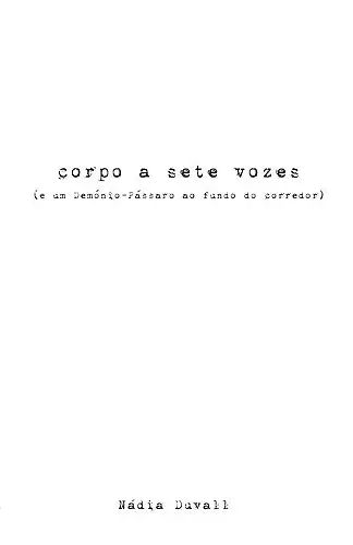 Corpo a Sete Vozes (e um Demónio-Pássaro ao fundo do corredor) cover