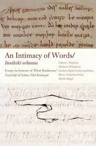 An Intimacy of Words cover