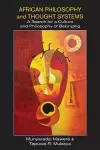 African Philosophy and Thought Systems. A Search for a Culture and Philosophy of Belonging cover