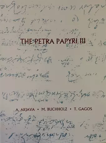 The Petra Papyri III cover