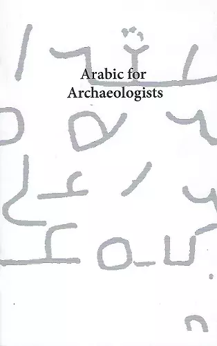 Arabic for Archaeologists cover