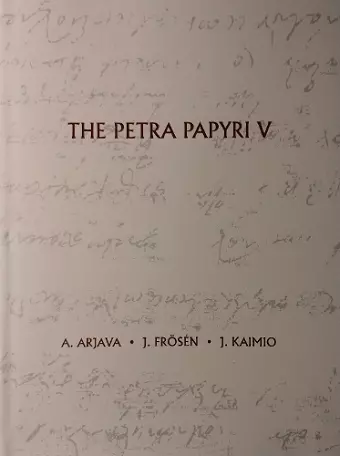 The Petra Papyri V cover