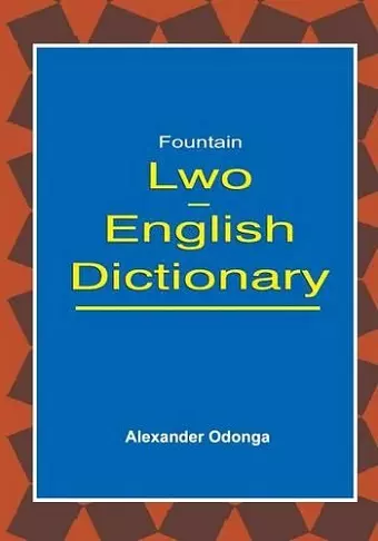 Lwo English Dictionary cover