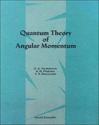 Quantum Theory Of Angular Momemtum cover