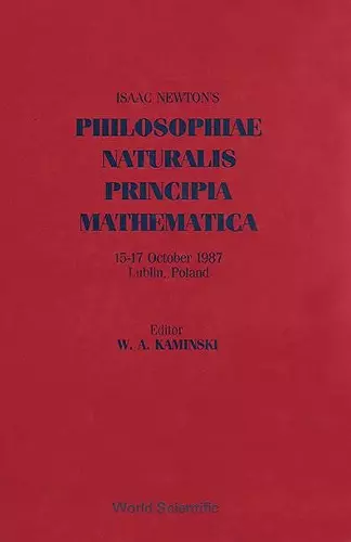 Issac Newton's "Philosophiae Naturalis Principia Mathematica" cover