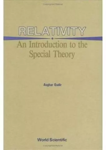 Relativity : An Introduction To The Special Theory cover