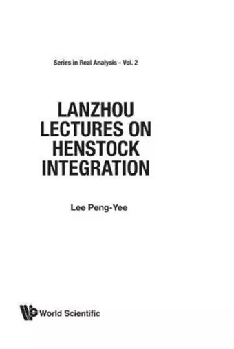 Lanzhou Lectures On Henstock Integration cover