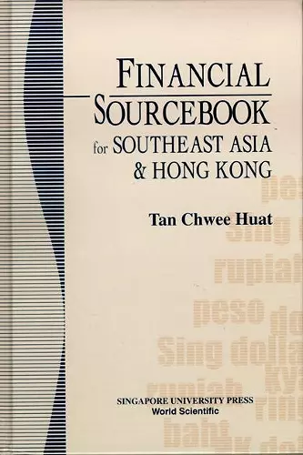 Financial Sourcebook For Southeast Asia And Hong Kong cover