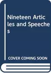 Nineteen Articles and Speeches cover