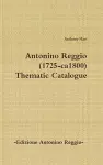 Antonino Reggio (1725-ca1800) - Thematic Catalogue cover