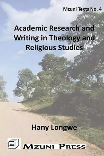 Academic Research and Writing in Theology and Religious Studies cover