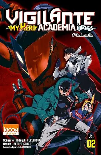 VIGILANTE - MY HERO ACADEMIA ILLEGALS T02 cover
