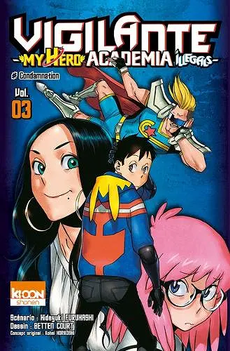 VIGILANTE - MY HERO ACADEMIA ILLEGALS T03 cover