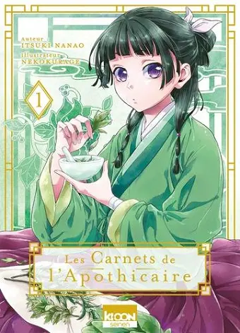LES CARNETS DE L'APOTHICAIRE T01 cover