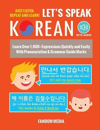 Let's Speak Korean (with Audio) cover