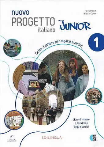 Nuovo Progetto italiano Junior 1 + online access code cover