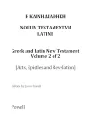 The New Testament in Greek and Latin, Volume 2 (Acts, Epistles and Revelation)) cover
