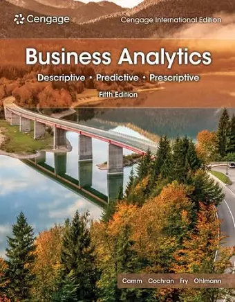 Business Analytics, Cengage International Edition cover