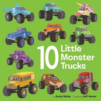 10 Little Monster Trucks cover